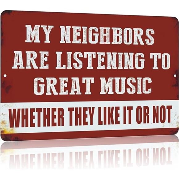Vintage Man Cave Decor Funny Sarcasm Music Metal Tin Signs - Picture 7 of 7